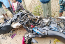 ঝিনাইগাতীতে দুই মোটরসাইকেলের সংঘর্ষ, বৃদ্ধ নিহত তিনজন আহত হয়েছেন
