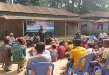 শেরপুরের শ্রীবরদী উপজেলা পাহাড়ী জনপদে হাতি-মানুষের দ্বন্দ্ব নিরসনে মতবিনিময় সভা