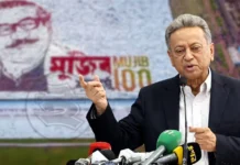 মুজিববর্ষ উদযাপনে ব্যয় ৯৮২ কোটি ৯১ লাখ টাকা: সংসদে অর্থমন্ত্রী আমির খসরু মাহমুদ চৌধুরী